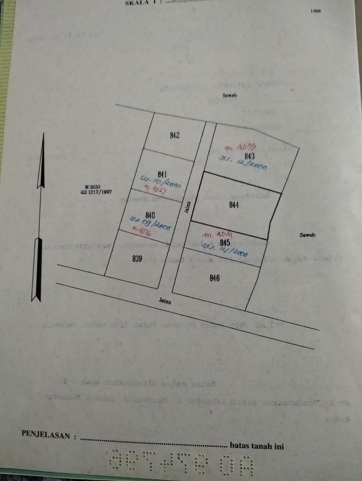 Tanah dijual  Jl palagan km 10 Pasar rejondani ke barat 300 m